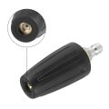 1 4 Inch Quick Connect 4mm Rotating Spray Turbo Nozzle 4000psi For Pressure Washer Black 