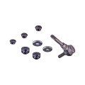 Stabilizer Bar Link For Mitsubishi Mirage 1990 1991 1992 Steel Coated Finish Black Rubber Bushing Replacement 4056a038