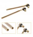 Trkimal Steering Wheel Assembly Tie Rod Rack Adjustable Shaft Kits Fit For Go Kart Atva Utv 110cc 125cc 140cc 150cc