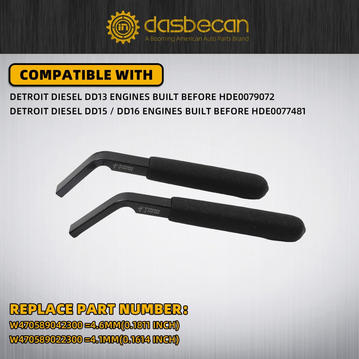 Engine Camshaft Timing Tool Kit For Detroit Diesel Dd13 Dd15 Dd16 Tdc Locating Pin Brake Adjustment Barring Fuel Line Socket