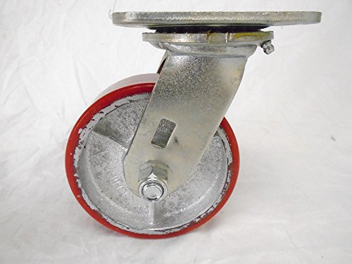 5 X 1-1 2 Swivel Caster Polyurethane On Steel Wheel 800 Lbs Tool Box