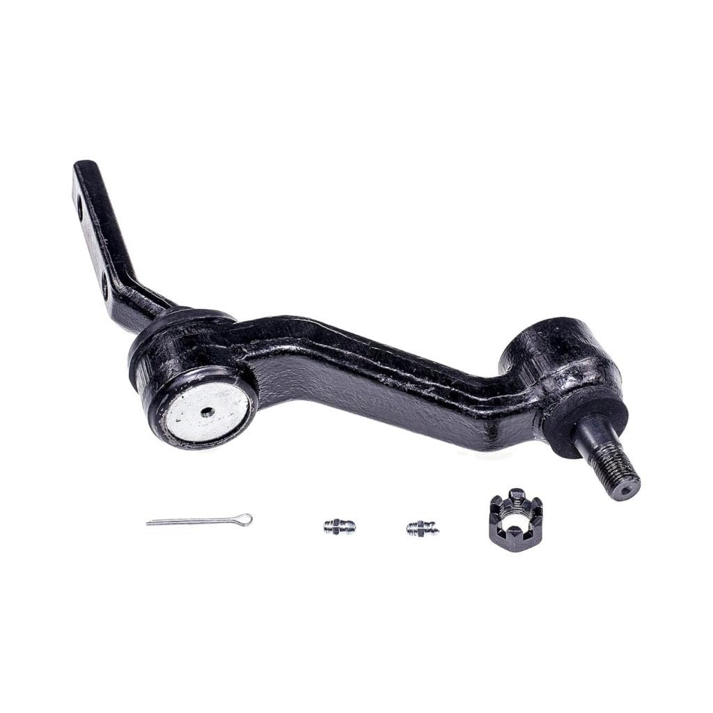 Steering Idler Arm And Bracket For Chevy C1500 C2500 K1500 1990 1991 Black Coated Steel L Shape Replacement 26016461 With Zerk