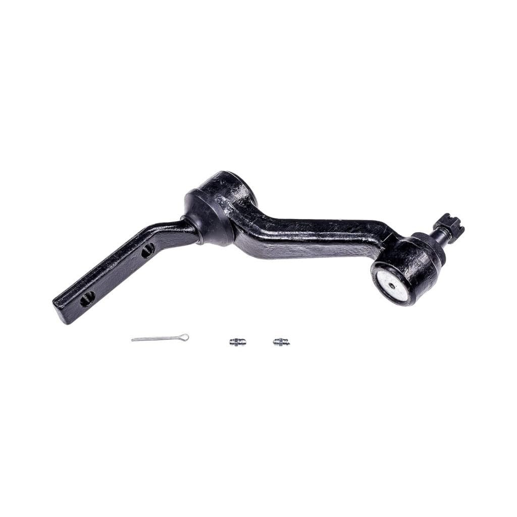 Steering Idler Arm And Bracket For Chevy C1500 C2500 K1500 1990 1991 Black Coated Steel L Shape Replacement 26016461 With Zerk