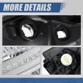 To2519112 Factory Style Hid Headlight Lamp Compatible With Toyota Prius 2006-2009 Passenger Right Side Chrome Housing Amber