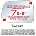 Exactafit 8830l Driver Side Mirror Glass Left Replacement Compatible With 1997-2006 Honda Crv