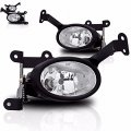 Clear Lens Fog Light Bumper Lamps Pair W Wiring Kit For 2006-2008 Honda Civic