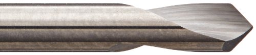 34180 Solid Carbide Nc Spotting Drill Bit 8 In Body Diameter 90 Degrees Point Angle Uncoated Bright Finish Round Shank Right