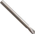 34180 Solid Carbide Nc Spotting Drill Bit 8 In Body Diameter 90 Degrees Point Angle Uncoated Bright Finish Round Shank Right 