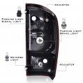 G-plus Trd Pro Tail Light Brake Lamp Compatible With Toyota Tacoma 2016 2017 2018 2019 2020 2021 2022 2023 Left Driver Side Red