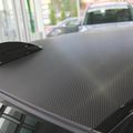 Black Carbon Fiber Vinyl Wrap Outdoor Rated For Automotive Use 72 X 60 