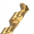 Uxcell High Speed Steel Straight Shank Twist Drill Bit Fully Ground Titanium Coated 7 7mm Diameter 117mm Total Length 64mm