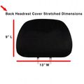 Car Headrest Cover In Animal Print Leopard Purple