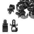 10pcs 22 8mm Black Plastic Car Wiring Harness Retainer Clip For Ford 