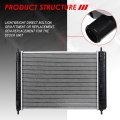Dpi 2850 Factory Style 1-row Cooling Radiator Compatible With Chevy Hhr At Mt 06-11 Aluminum Core