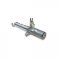 Single Pole T Grip Plug With Spring Guard For Heavy Draw Auxiliary Trailer Equipment Zinc Die Cast Housing 591161 