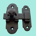 Black Wrought Iron Cabinet Latch Slide Style 3 25 Inch H X 1 W Renovators Supply 