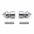 Smt-chrome Spike Swingarm Spools Compatible With 749r 999 R S Kawasaki Zx1000 Ninja Zx 10r Chr B01mcvyge9