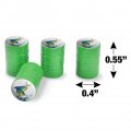 Dorado Mahi-mahi Fishing 6 Valve Stem Caps For Tire Rim Wheel Aluminum Green