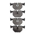 Carlights360 For Bmw 330ci M3 2001 03 04 05 2006 Disc Brake Pads Low Metallic Friction Material 58 2 Millimeters 2 29 Inches 