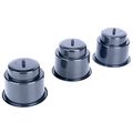 Set Of 3 Recessed Plastic Cup Holders With Drain For Boat Car Marine Rv Black Drink Can Holder 5 In Height 4 125 Diameter