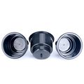 Set Of 3 Recessed Plastic Cup Holders With Drain For Boat Car Marine Rv Black Drink Can Holder 5 In Height 4 125 Diameter 