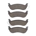 Front Disc Brake Pads For Mercury Marauder 2003 2004 Ceramic Friction 5000 Advanced Series 1 98in Inner And Outer Height 5 91in 