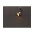 Fortpro 3 4 Amber Round Clearance Marker Led Light With 1 And Clear Lens F235209 