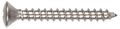 The Hillman Group 1538 8 X 1-1 4 In Stainless Steel Oval Head Slotted Sheet Metal Screw 20-pack 