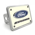 Ipick Image Made For Ford Explorer 3d Logo Night Glow Luminescent Billet Aluminum 2 Inch Tow Hitch Cover
