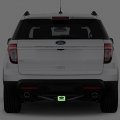 Ipick Image Made For Ford Explorer 3d Logo Night Glow Luminescent Billet Aluminum 2 Inch Tow Hitch Cover