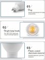 Edearkar Mr16 Gu10 Base Led Light Bulbs 10w Equivalent 100w 1000 Lumens 3000k Warm White For Track Lights Recessed Ac100-265v