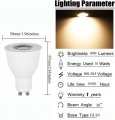 Edearkar Mr16 Gu10 Base Led Light Bulbs 10w Equivalent 100w 1000 Lumens 3000k Warm White For Track Lights Recessed Ac100-265v
