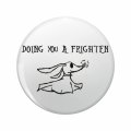 1080 Graphics Zero The Ghost Dog Black Key Chain Double Sided Stainless Steel Keychain 