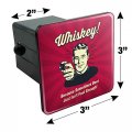 Whiskey Because Sometimes Beer Isn T Fast Enough Funny Humor Tow Trailer Hitch Cover Plug Insert