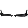 Ikon Motorsports Front Bumper Lip Splitters For 2019-2021 Honda Civic 10th Gen Modulo Style Add-on Side Splitter 2pc Unpainted 