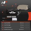 A-premium Rear Ceramic Disc Brake Pads Set Compatible With Select Chrysler Models Pacifica 2004-2006 3 5l 2005-2008 8l