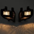 Kuafu Pair Fog Light Compatible With 2015-2017 Ford F-150 Front Bumper Driving Lamps W Bulbs Driver Side Passenger Replacement