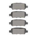 Front Disc Brake Pads For Nissan Murano 2003 2004 2005 2006 2007 Low Metallic Friction Material 1 49 Inner Height 4 13 In Width 