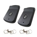 2x Multi-code 3089 One Button Visor 10 Dip Off Code Switch Type Gate Or Garage Door Opener Remote Control On 300mhz 30891