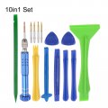 Electronics Repair Tool Kit 10 In 1 Magnetic Precision Screwdriver Tweezer Sets For Repairing Mobile Computer Laptop Small Home