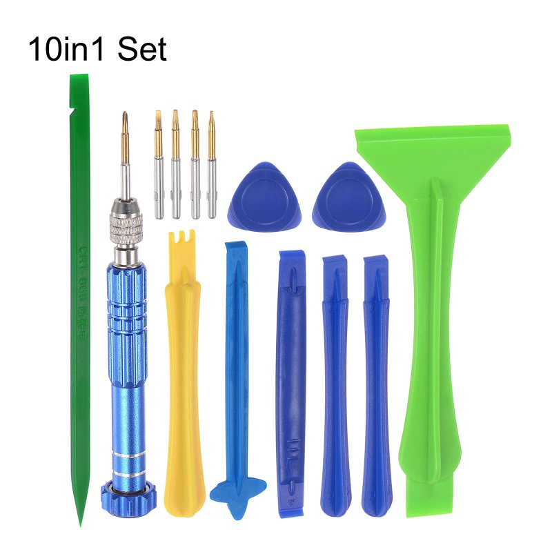 Electronics Repair Tool Kit 10 In 1 Magnetic Precision Screwdriver Tweezer Sets For Repairing Mobile Computer Laptop Small Home