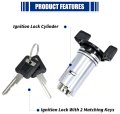 7840574 Ignition Starter Switch Lock Cylinder With Keys For Chevy C1500 C2500 C3500 1991 To 1994 And Gmc Jimmy Safari S15