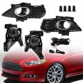 Left And Right Fog Lights Replacement For Fusion 2013 2014 2015 2016 Lamp Clear Lens With Wiring Kit 4f9z15200a 