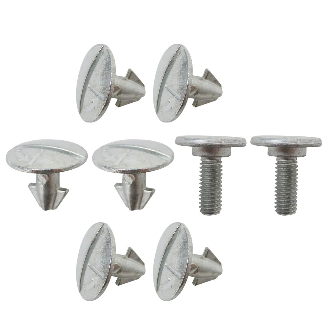 Upgrade 6 Pack 90674-ty2-a01 Lower Engine Cover Pin Screws With 2 90105-tba-a00 Radiator Support Splash Shield Bolts Compatible