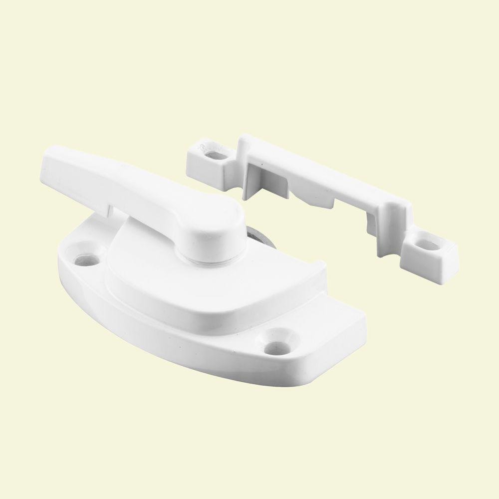 F 2754 Sash Lock 1 875 In Hole Centers For Single And Double Hung Wood Vinyl Aluminum Windows Diecast White Pack