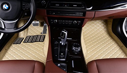 Okutech Custom Fit Xpe Leather 3d Full Surrounded Waterproof Car Floor Mats For Mercedes Benz S Class S350 2006-2009beige