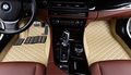 Okutech Custom Fit Xpe Leather 3d Full Surrounded Waterproof Car Floor Mats For Mercedes Benz S Class S350 2006-2009beige