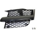 Grille Assembly Pair For Mitsubishi Outlander 2003 2004 Driver And Passenger Side Black Shell Insert Plastic Mi1200241 