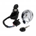 Topteng Ignition Switch Fuel Gas Cap Fit For Kawasaki Vn900 Classic 2006-2013 Custom 2007-2008 Vulcan 900 Classic Lt 2006-2022