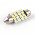 Polarlander 10pcs Festoon Led 36mm 3528 1210 Smd 16led White Light Dome C5w 16smd Auto Car Reading Lamp